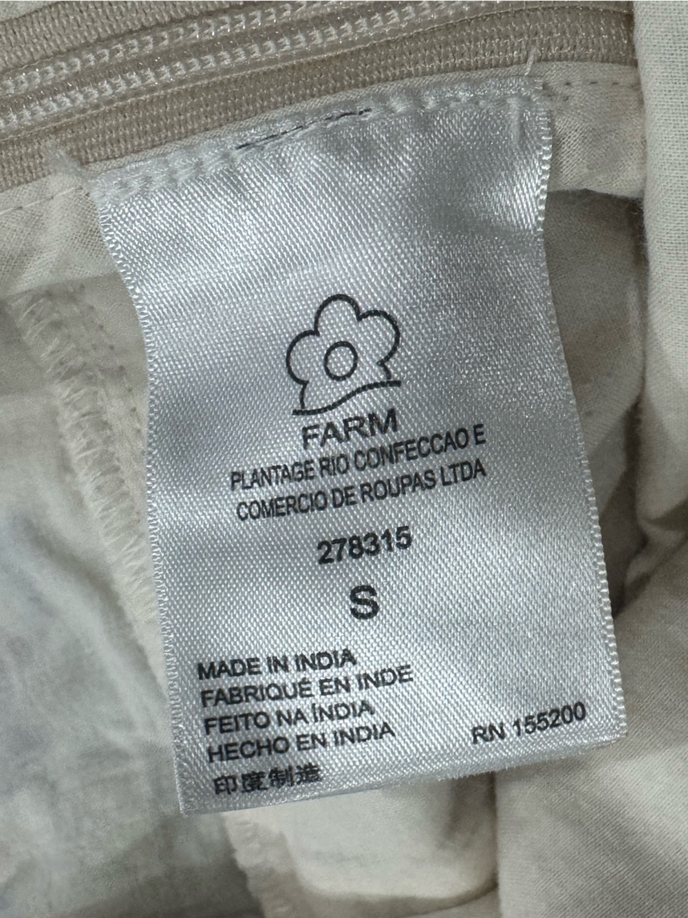 Farm Rio Embroidered Peplum Romper Women’s Small - Picture 4 of 7